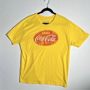 Coca Cola Men's Bright Yellow Tee